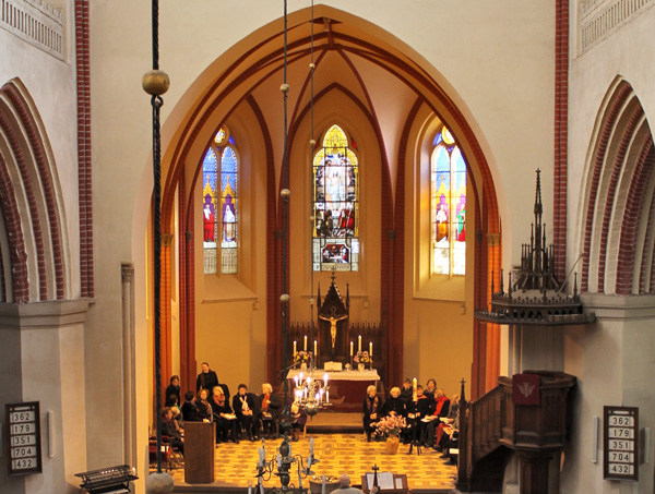 Innenansicht - Kirchengemeinde St. Georgen Waren (Müritz)